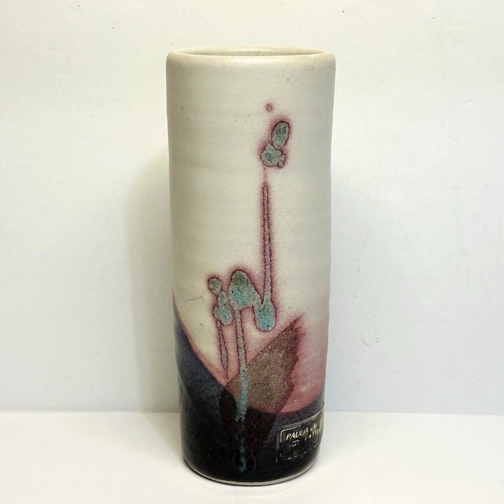 Gerald Toyama Signed Vase Studio Art Pottery Pauoa Valley Hawaii Ceramic